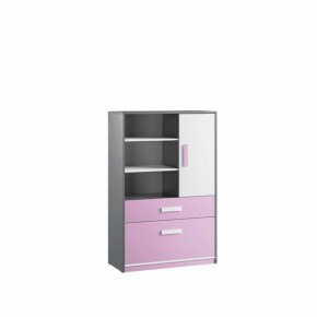 Шкаф книжный Кэнди КШ-2 Лаванда в Еманжелинске - emanzhelinsk.mebel24.online | фото