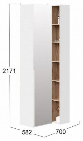 Шкаф комбинированный Порто СМ-393.21.025 в Еманжелинске - emanzhelinsk.mebel24.online | фото 2