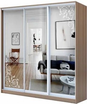 Шкаф-купе ХИТ 23-20/2-656 ОРНАМЕНТ в Еманжелинске - emanzhelinsk.mebel24.online | фото