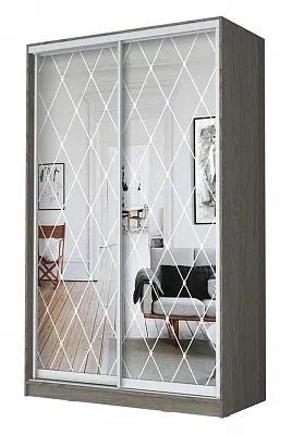 Шкаф-купе ХИТ 24-17-66 РОМБ БОЛЬШОЙ в Еманжелинске - emanzhelinsk.mebel24.online | фото