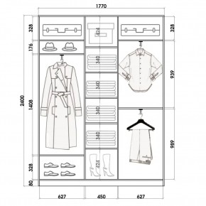 Шкаф-купе ХИТ 24-4-20-555 (420) в Еманжелинске - emanzhelinsk.mebel24.online | фото 2