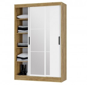 Шкаф-купе Тайм ШКК-03 (крафт/белый) в Еманжелинске - emanzhelinsk.mebel24.online | фото 3