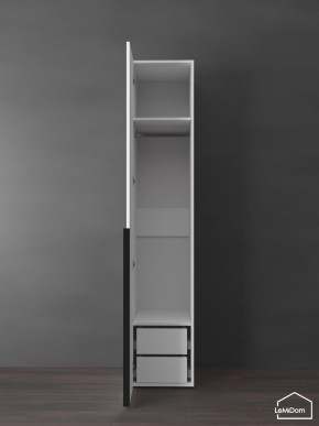 Шкаф Linnea MHR-1-3 2050х400х510 (Белый-М 11.1.1) в Еманжелинске - emanzhelinsk.mebel24.online | фото 6
