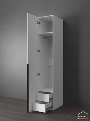 Шкаф Linnea MHR-1-3 2050х400х510 (Белый-М 11.1.2) в Еманжелинске - emanzhelinsk.mebel24.online | фото 7