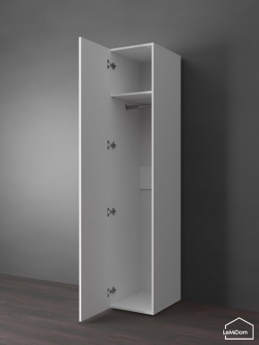 Шкаф Linnea MHR-1PO 2050х400х510 (Белый-М 11.1.1) в Еманжелинске - emanzhelinsk.mebel24.online | фото 4
