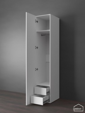 Шкаф Linnea MHR-1PO-3 2050х400х510 (Белый-М 11.1.1) в Еманжелинске - emanzhelinsk.mebel24.online | фото 5