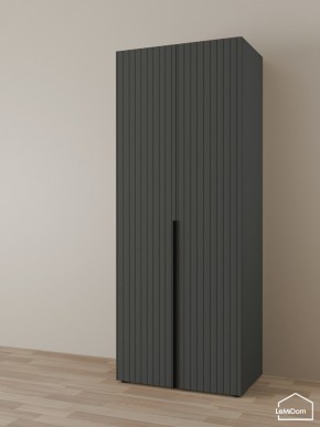 Шкаф Linnea MHR-2 2050х800х510 (Графит-М 11.1.25) в Еманжелинске - emanzhelinsk.mebel24.online | фото