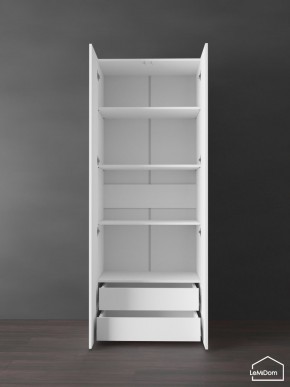 Шкаф Linnea MHR-2PO-4 2050х800х510 (Белый-М 11.1.2) в Еманжелинске - emanzhelinsk.mebel24.online | фото 6