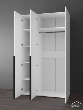 Шкаф Linnea MHR-3-1 2050х1200х510 (Белый-М 11.1.1) в Еманжелинске - emanzhelinsk.mebel24.online | фото 5