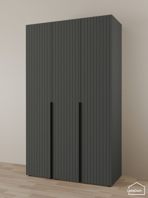 Шкаф Linnea MHR-3-1 2050х1200х510 (Графит-М 11.1.25) в Еманжелинске - emanzhelinsk.mebel24.online | фото 1