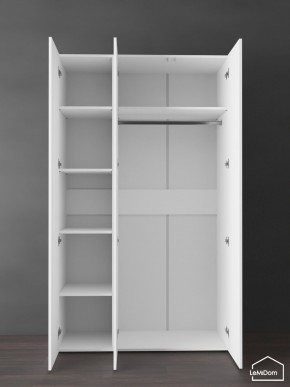 Шкаф Linnea MHR-3PO-1 2050х1200х510 (Белый-М 11.1.1) в Еманжелинске - emanzhelinsk.mebel24.online | фото 5