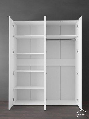 Шкаф Linnea MHR-4PO-1 2050х1600х510 (Белый-М 11.1.2) в Еманжелинске - emanzhelinsk.mebel24.online | фото 4