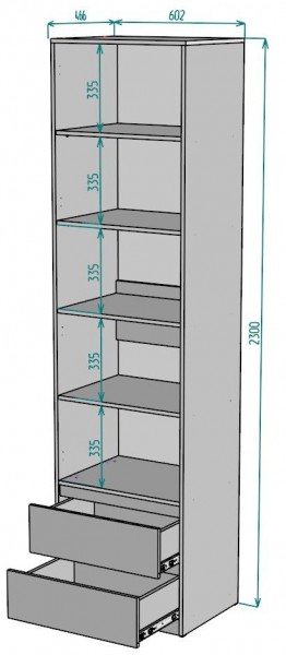 Шкаф Мальта H163 в Еманжелинске - emanzhelinsk.mebel24.online | фото 2