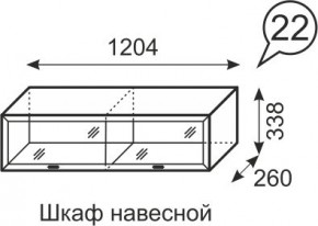 Шкаф навесной Венеция 22 бодега в Еманжелинске - emanzhelinsk.mebel24.online | фото 1