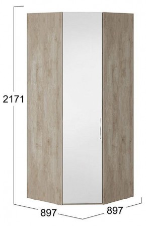 Шкаф платяной Эмбер СМ-348.07.007 L в Еманжелинске - emanzhelinsk.mebel24.online | фото 3