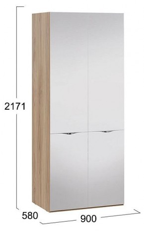 Шкаф платяной Глосс СМ-319.07.212 в Еманжелинске - emanzhelinsk.mebel24.online | фото 3