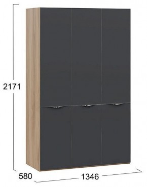 Шкаф платяной Глосс СМ-319.07.431 в Еманжелинске - emanzhelinsk.mebel24.online | фото 4