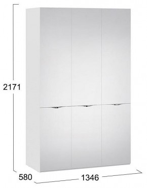 Шкаф платяной Глосс СМ-319.07.433 в Еманжелинске - emanzhelinsk.mebel24.online | фото 4