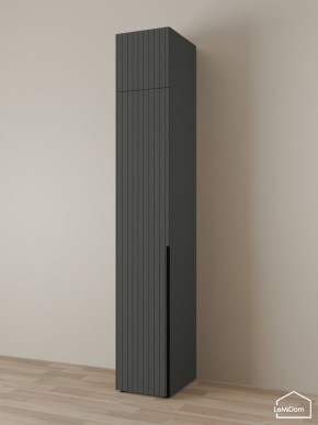 Шкаф с антресолью Linnea MHR-1A-2 2450х400х510 (Графит-М 11.1.25) в Еманжелинске - emanzhelinsk.mebel24.online | фото 1