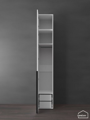 Шкаф с антресолью Linnea MHR-1A-3 2450х400х510 (Белый-М 11.1.2) в Еманжелинске - emanzhelinsk.mebel24.online | фото 5