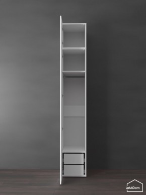 Шкаф с антресолью Linnea MHR-1POA-3 2450х400х510 (Белый-М 11.1.1) в Еманжелинске - emanzhelinsk.mebel24.online | фото 5