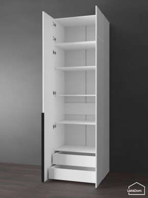 Шкаф с антресолью Linnea MHR-2A-4 2450х800х510 (Белый-М 11.1.2) в Еманжелинске - emanzhelinsk.mebel24.online | фото 5