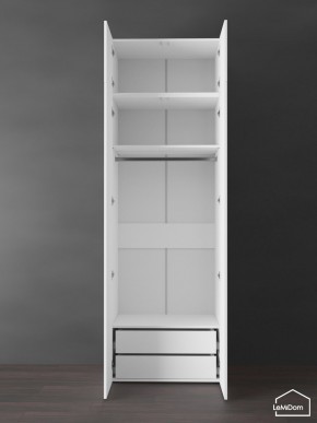 Шкаф с антресолью Linnea MHR-2POA-3 2450х800х510 (Белый-М 11.1.2) в Еманжелинске - emanzhelinsk.mebel24.online | фото 5