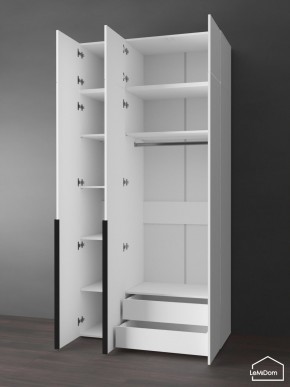 Шкаф с антресолью Linnea MHR-3A-2 2450х1200х510 (Белый-М 11.1.1) в Еманжелинске - emanzhelinsk.mebel24.online | фото 5