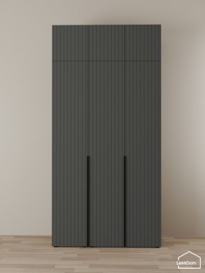 Шкаф с антресолью Linnea MHR-3A-2 2450х1200х510 (Графит-М 11.1.25) в Еманжелинске - emanzhelinsk.mebel24.online | фото 1