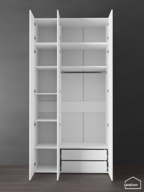 Шкаф с антресолью Linnea MHR-3POA-2 2450х1200х510 (Белый-М 11.1.2) в Еманжелинске - emanzhelinsk.mebel24.online | фото 6