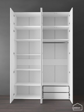 Шкаф с антресолью Linnea MHR-4POA-2 2450х1600х510 (Белый-М 11.1.1) в Еманжелинске - emanzhelinsk.mebel24.online | фото 5