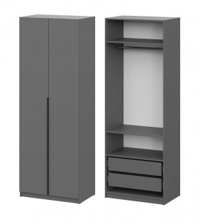 Шкаф ШК-5 + 2 полки + ящики (800) Графит в Еманжелинске - emanzhelinsk.mebel24.online | фото 1