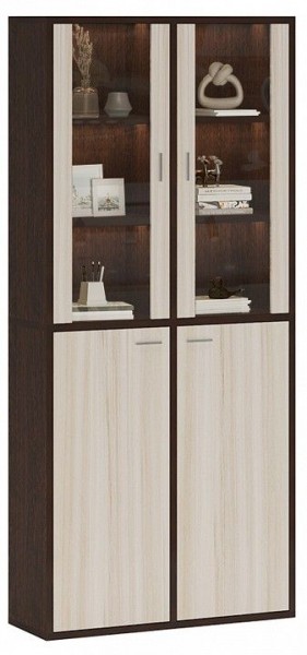 Шкаф-витрина Домино СУ(ш2в2)+2ФС+2ФГ в Еманжелинске - emanzhelinsk.mebel24.online | фото 2