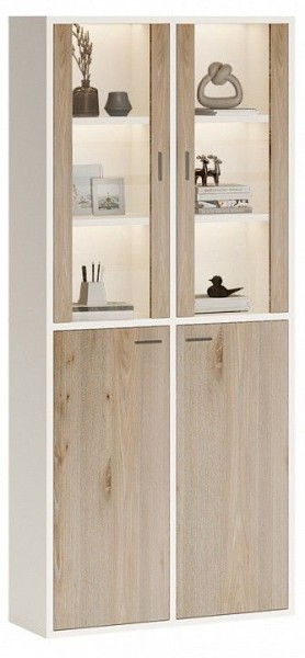 Шкаф-витрина Домино СУ(ш2в2)+2ФС+2ФГ в Еманжелинске - emanzhelinsk.mebel24.online | фото 3