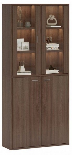 Шкаф-витрина Домино СУ(ш2в2)+2ФС+2ФГ в Еманжелинске - emanzhelinsk.mebel24.online | фото 2