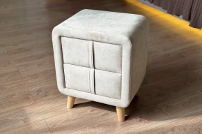 СОФИ 3 Тумба прикроватная (велюр) песок алькантара в Еманжелинске - emanzhelinsk.mebel24.online | фото