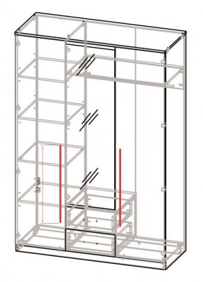 Спальный гарнитур Роксана (модульный) ЯШС в Еманжелинске - emanzhelinsk.mebel24.online | фото 5