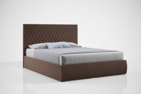 СТЕЛЛА Кровать с ПМ 1400 (шоколад) в Еманжелинске - emanzhelinsk.mebel24.online | фото