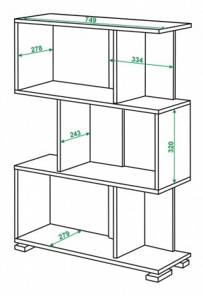 Стеллаж Домино нельсон СЛ-5-3 в Еманжелинске - emanzhelinsk.mebel24.online | фото 2