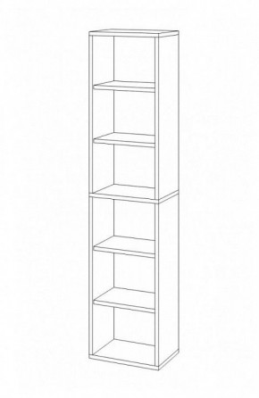 Стеллаж-колонка Домино СУ(ш1в2) в Еманжелинске - emanzhelinsk.mebel24.online | фото 3