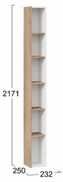 Стеллаж-колонка Порто ТД-393.07.25 в Еманжелинске - emanzhelinsk.mebel24.online | фото 5