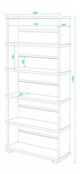 Стеллаж СБ-25/5 в Еманжелинске - emanzhelinsk.mebel24.online | фото 2