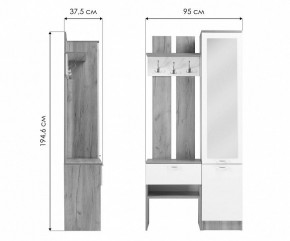 Стенка для прихожей Иннэс-3 в Еманжелинске - emanzhelinsk.mebel24.online | фото 9