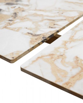 Стол ACERRA NEW 160 GLOSS GRAND JADE SOLID CERAMIC/ каркас цвета шампань, ®DISAUR в Еманжелинске - emanzhelinsk.mebel24.online | фото 8