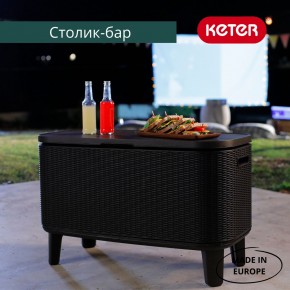 Стол Беви Бар (Bevy Bar Large Cool Bar), коричневый в Еманжелинске - emanzhelinsk.mebel24.online | фото 4