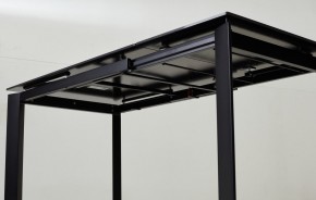 Стол CORNER 120 MATT BLACK MARBLE SOLID CERAMIC / BLACK, ®DISAUR в Еманжелинске - emanzhelinsk.mebel24.online | фото 2