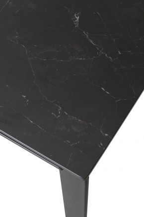 Стол CORNER 120 MATT BLACK MARBLE SOLID CERAMIC / BLACK, ®DISAUR в Еманжелинске - emanzhelinsk.mebel24.online | фото 5