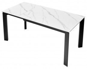 Стол CORNER 120 MATT WHITE MARBLE SOLID CERAMIC / BLACK, ®DISAUR в Еманжелинске - emanzhelinsk.mebel24.online | фото 7