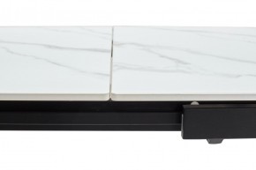 Стол CORNER 120 MATT WHITE MARBLE SOLID CERAMIC / BLACK, ®DISAUR в Еманжелинске - emanzhelinsk.mebel24.online | фото 8