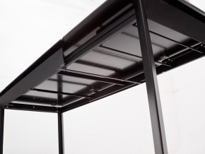 Стол CREMONA 140 MATTE STATUARIO Белый мрамор матовый, керамика/ черный каркас, ®DISAUR в Еманжелинске - emanzhelinsk.mebel24.online | фото 7